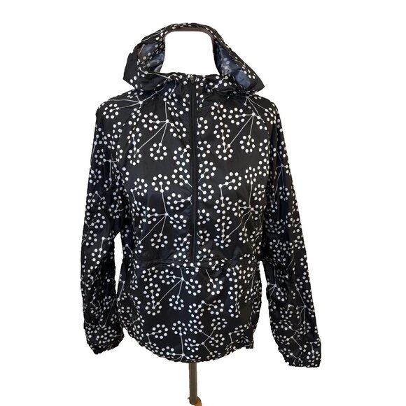 Oiselle Windbreaker Running Jacket with front zip pocket, Hooded Size Medium - Picture 1 of 6